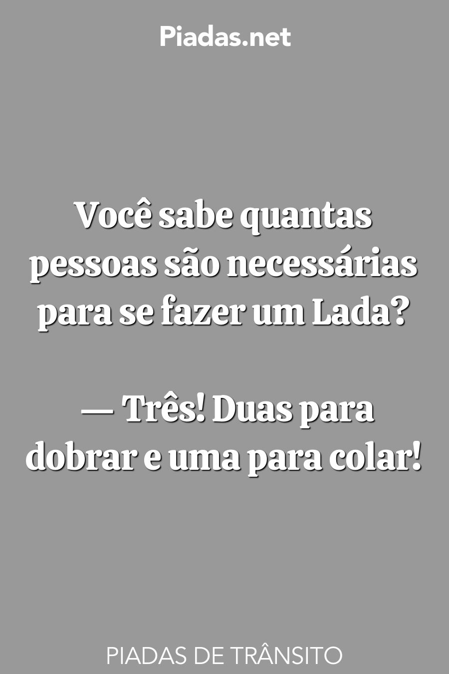 trânsito frases curtas