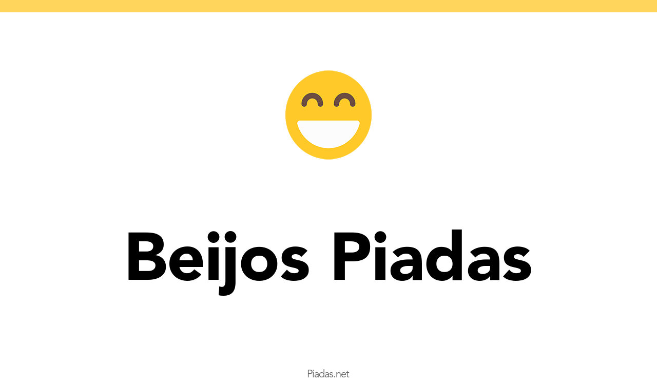 50+ Piadas de Beijos - Piadas